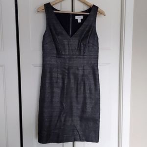 Gorgeous metallic dress - Loft size 4